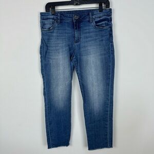 Kut from the Kloth Crop Straight Leg denim Jeans